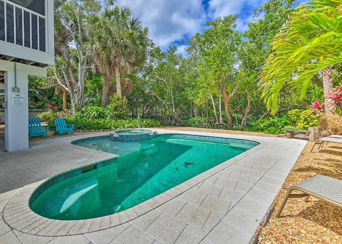 Canal-Front Gem W/ Pool & Hot Tub In Anna Maria